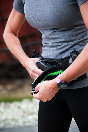 Concealed Carry Runners Pack Gun Bag for small Pistols Handguns Pouch Marathon by ESS